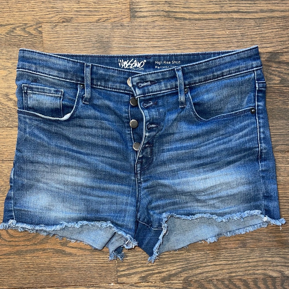EUC 2 pairs of Mossimo High Rise Short denim shorts size 8/29